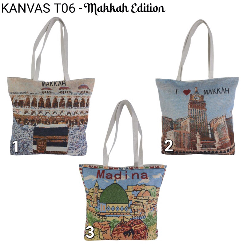 Tas Selempang Totebag Thailand Kanvas Jumbo