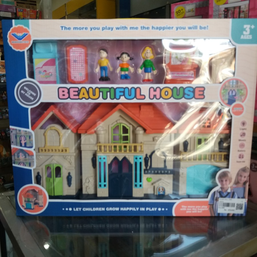 BEAUTIFUL HOUSE MINIATUR MAINAN RUMAH RUMAHAN