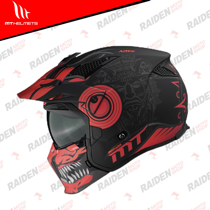 MT Helmets Streetfighter SV Aztec B5 Matte Red