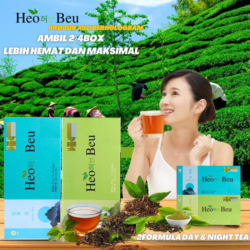 

HEO BEU SLIMMING TEA ORIGINAL | TEH HEO BEO KOREA BPOM 100% ORIGINAL