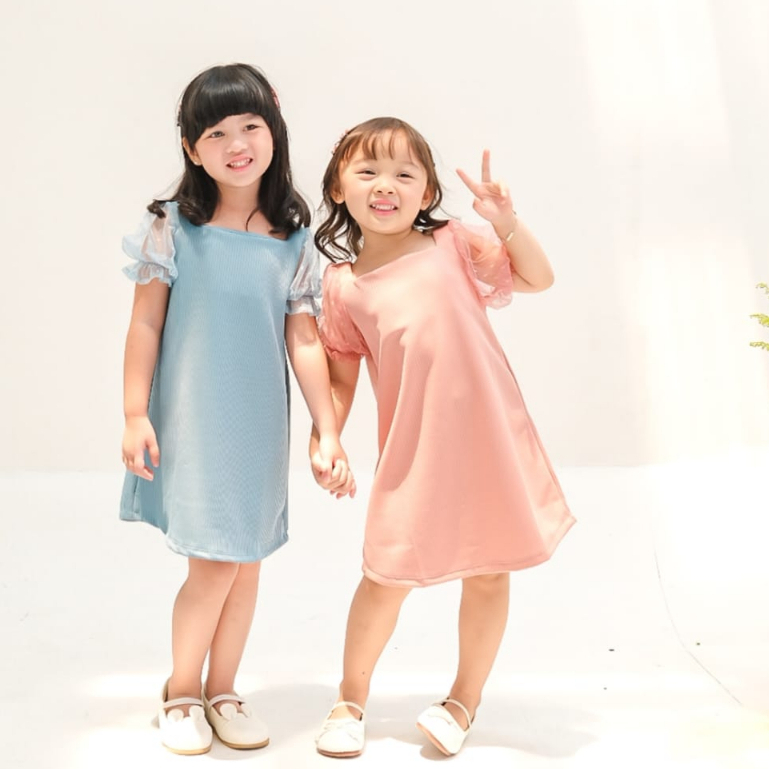 DRESS KNIT MOANA 1-5 Tahun Baju Dress Anak Perempuan