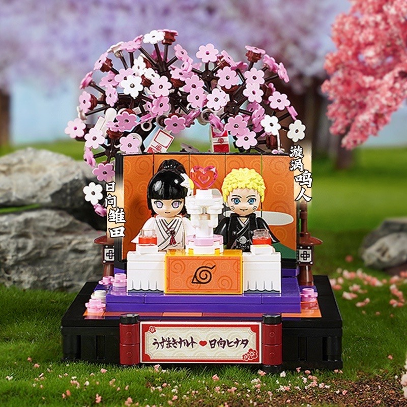 ORIGINAL Keeppley Naruto Wedding Mainan Balok / Figure Naruto Itachi Hinata Gaara