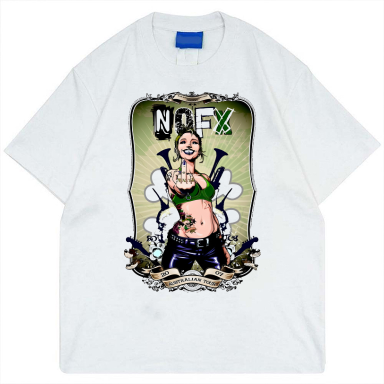 Kaos Band NOFX Australian Tour Tshirt Merchandise