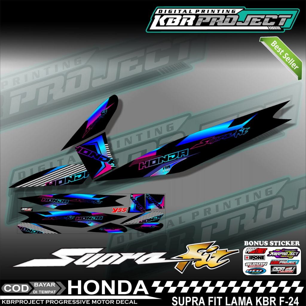 SUPRA FIT LAMA STIKER STRIPING PREMIUM MOTOR PREMIUM KEREN LIS VARIASI SUPRA FIT LAMA STIKER MOTOR H