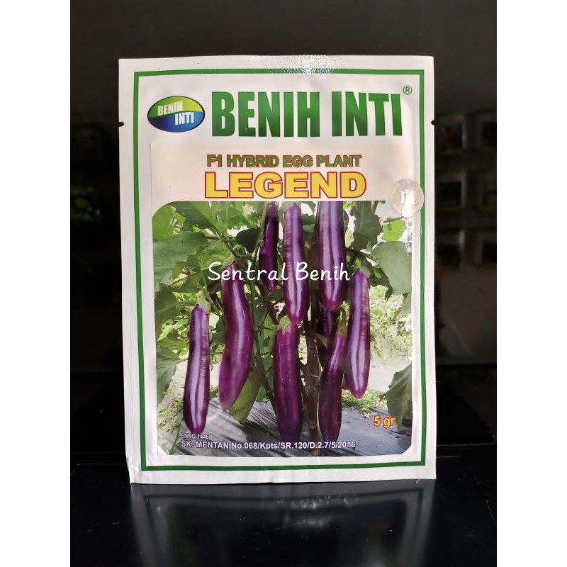 Benih Terong Ungu Legend 5Gram - Cap Benih Inti