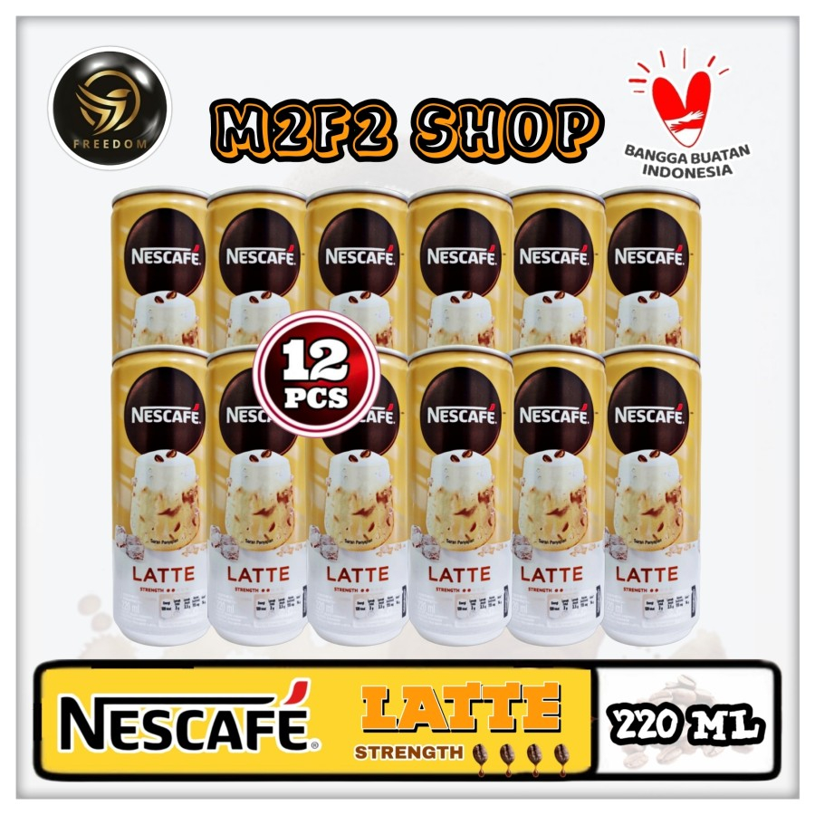 

Kopi Nescafe Ala Cafe Latte Kaleng | Can - 220 ml (Kemasan 12 Pcs)