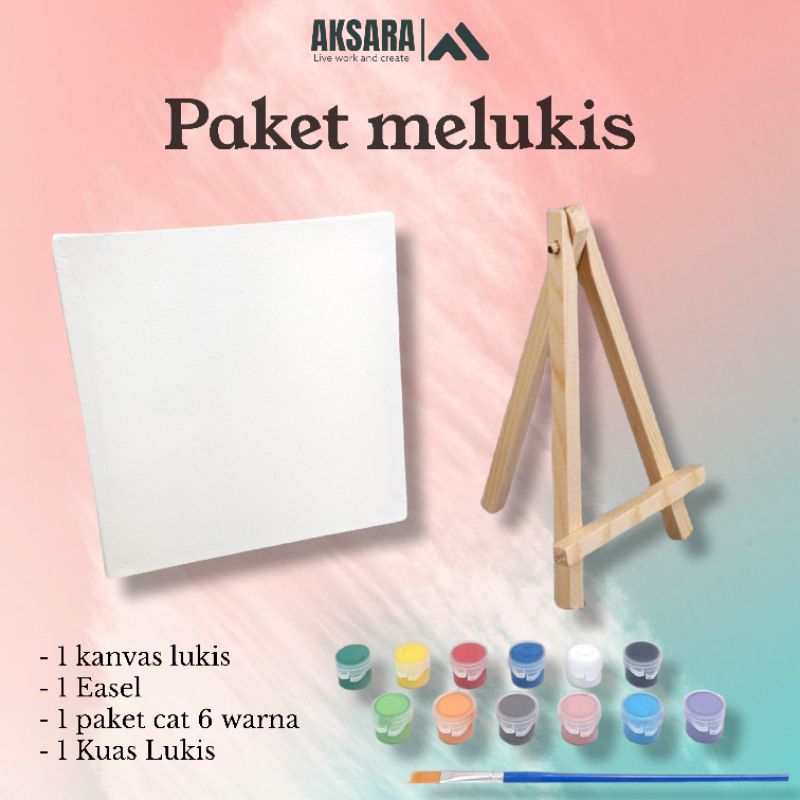 

Paket komplit melukis kanvas lukis paket lengkap