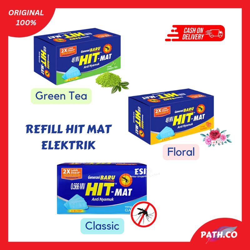 Refill Obat Nyamuk Hit Mat Elektrik 54 / 27 Mat | Refill Hit Mat | Ampuh Bunuh Nyamuk Demam Berdarah