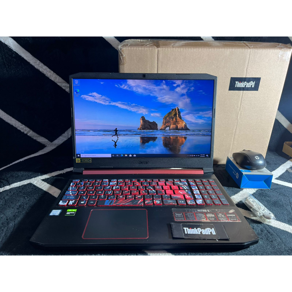 Laptop Gaming Acer Predator Nitro 5 Core i5 9300HQ GTX 1650 Mulus murah