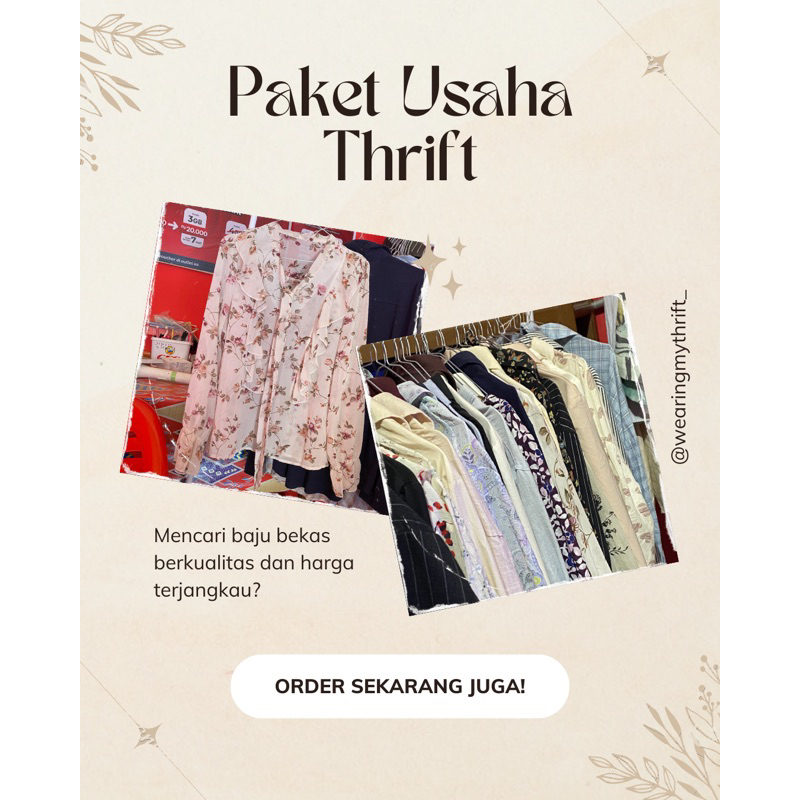 Paket Usaha Reseller Hemat Thrift Pakaian Blouse Atasan Wanita Kekinian Terlaris terbaru Sifon Katun