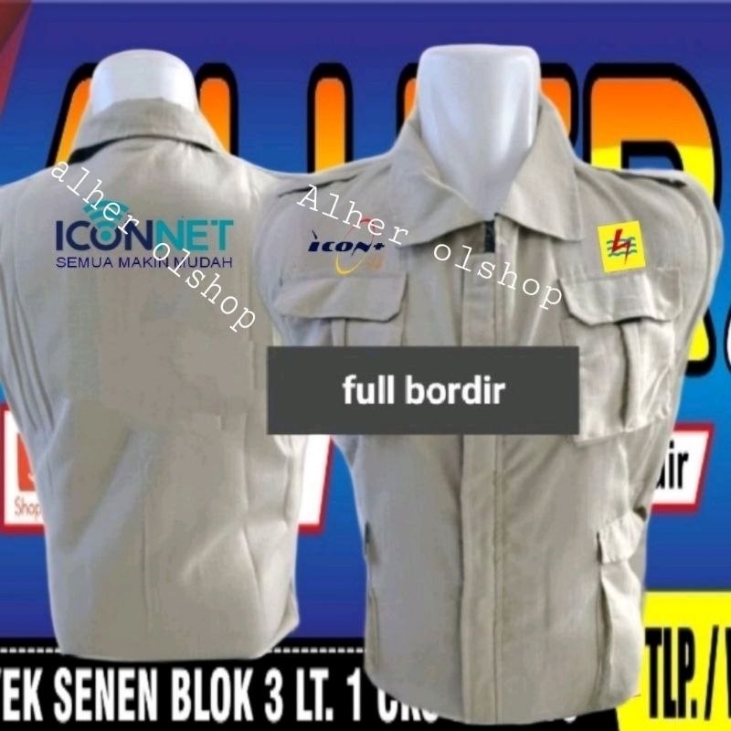 Rompi icon plus vest icon plus rompi kerja icon plus rompi iconnet rompi kerja iconnet rompi PLN rom