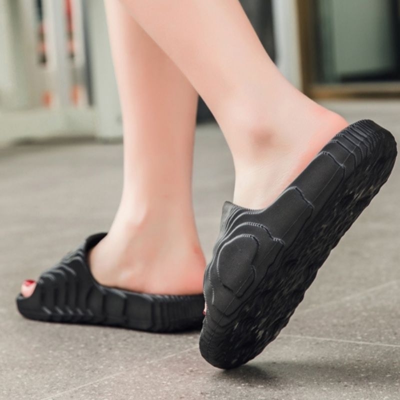 Sandal Pria Sandal Slop Cowok Sandal ABG Viral Sandal Adilette Terbaru Sandal Remaja Pria Viral