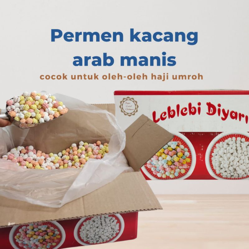 

KACANG ARAB LEBLEBI PERMEN MANIS