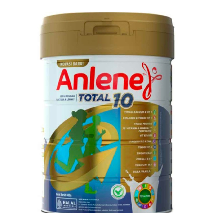 anlene total 10 vanilla high calcium 800 gr