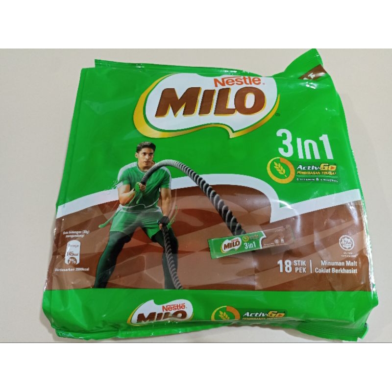 

MILO STICK 3IN1 / 18 PCS ORIGINAL