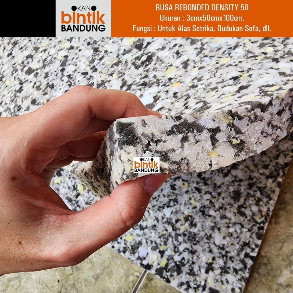 RB Busa Rebonded Alas Setrika Dudukan Sofa 3cmx50cmx100cm