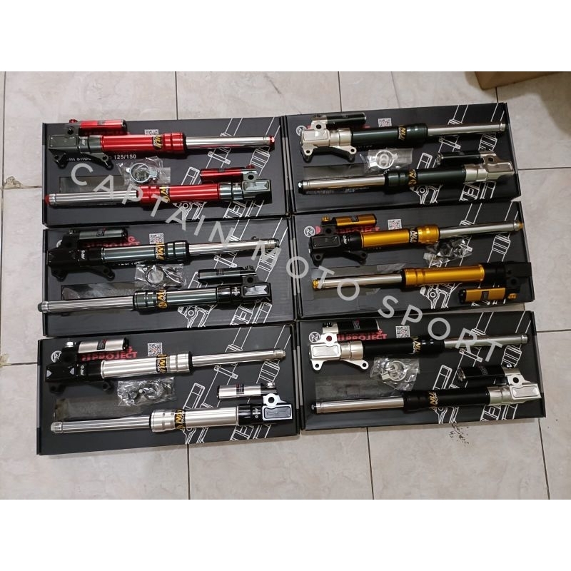 shock depan / suspansion NUI racing project Vario Beat Scoopy Genio telescopic NUI racing