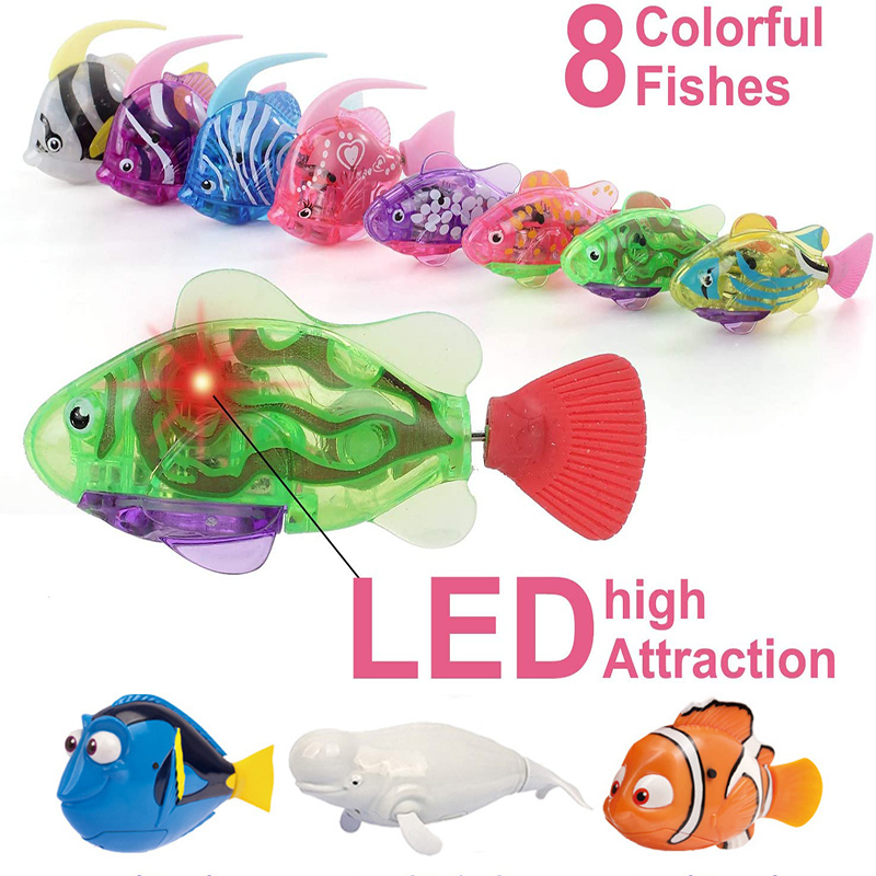 Mainan Ikan berenang untuk Mandi anak / Robo Fish Mainan Mandi Ikan Bisa Berenang Dalam Air