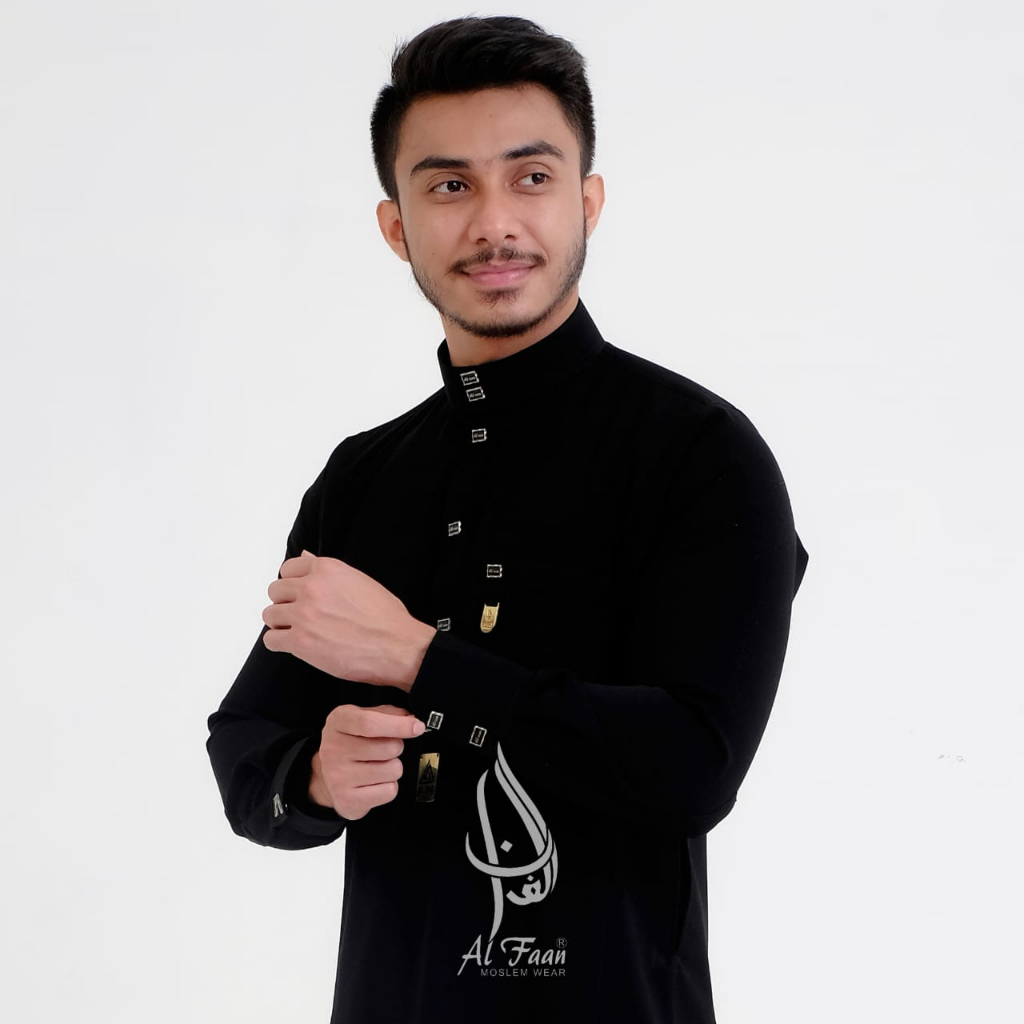 Jubah Pria Gamis Pria Jubah Hitam gamis jubah muslim pria jubba alfaan busana muslim model alharamain alnoor zafeer