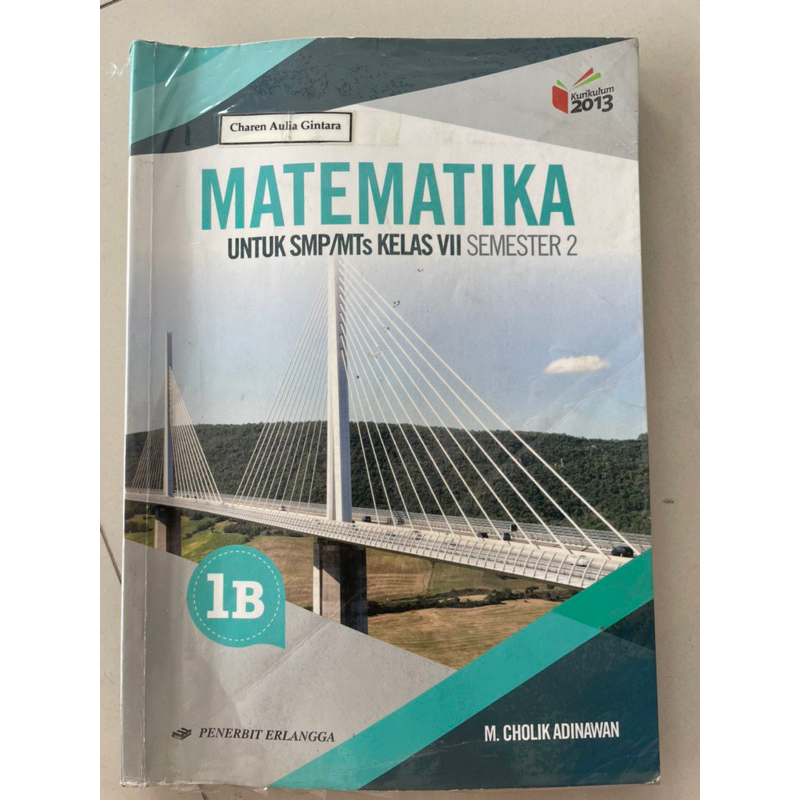 

buku pelajaran matematika kelas 7 SMP