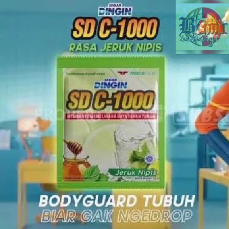 

Segar Dingin SD C-1000 Jeruk Nipis [7 g/ 24 Sachet/ Pack]