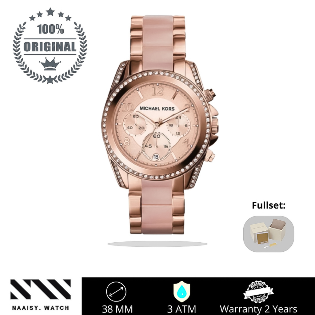 Jam Tangan Wanita Michael Kors Original MK5943 38mm Fullset Jam Tangan Michael Kors