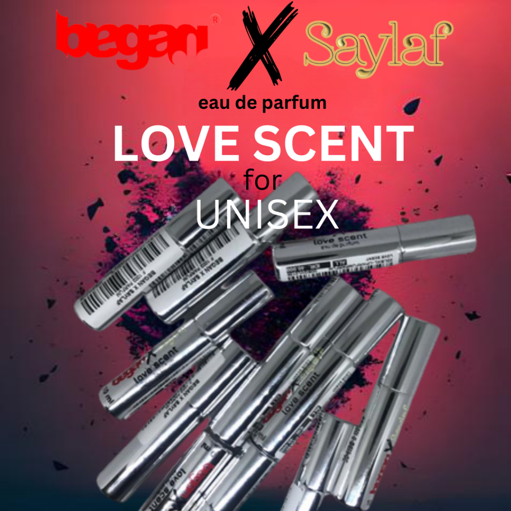 Began X Saylaf LOVE SCENT Parfum pria wanita unisex Soft manis vanila woody fresh mengandung aroma a