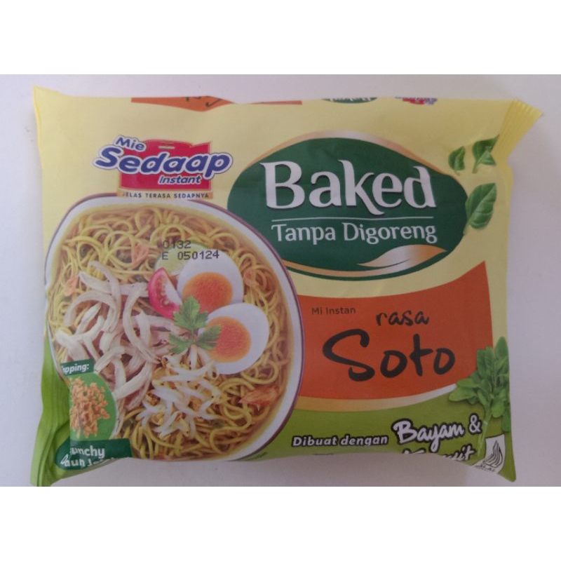 

Sedaap Baked Soto Tanpa Di Goreng/Mie Instan/Mie Kuah