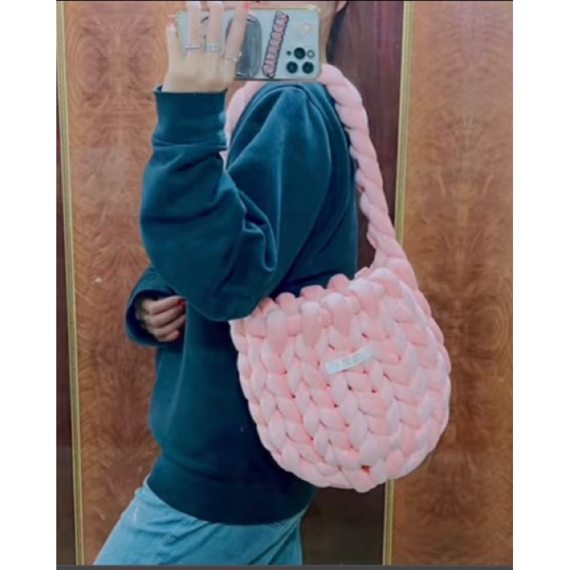 READY Crochet Cotton Chunky Bag ( 1 )