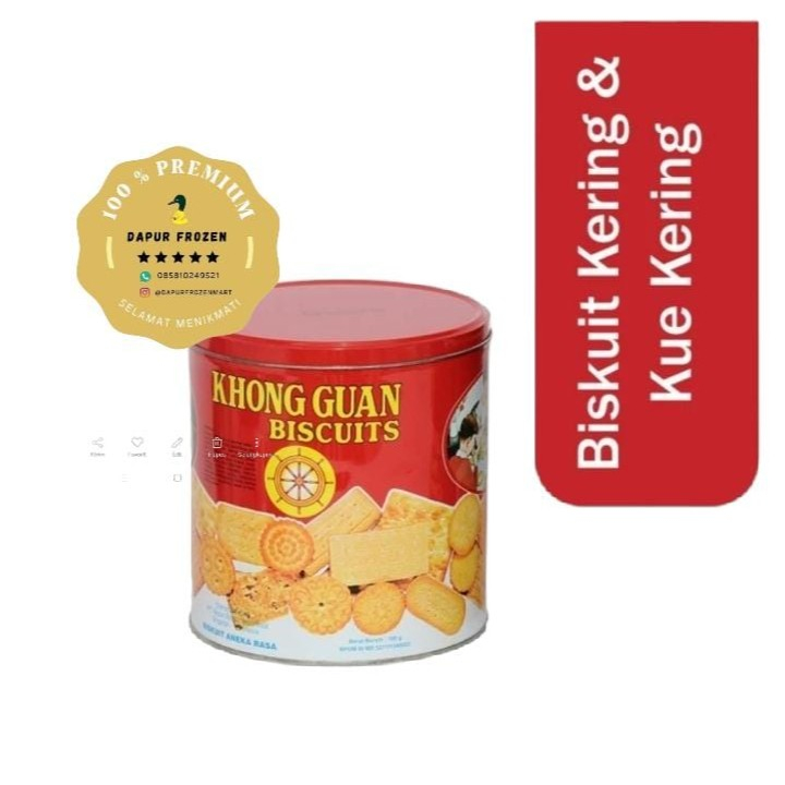 

Khong Guan Biskuit Kering Kaleng 650gr