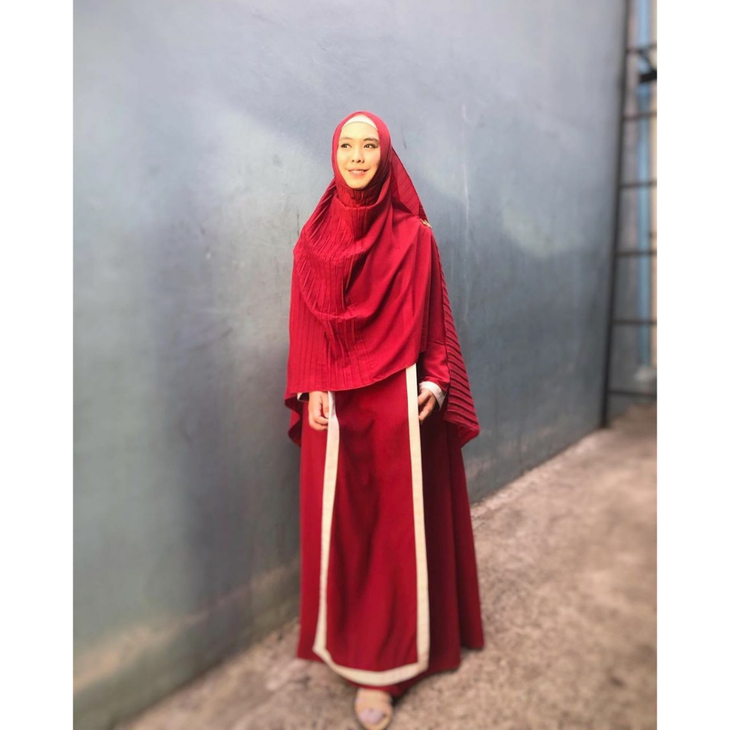 Gamis List Elegan Belt Busui Friendly Tyana Dress by IM Syar'i-4