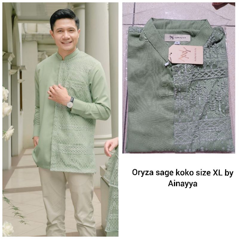 Oryza koko sage size XL by Ainayya.id (READY SIAP KIRIM)