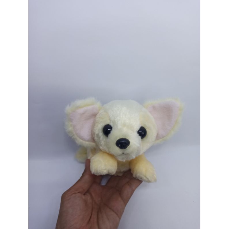 boneka anjing Fennec fox putih jepang