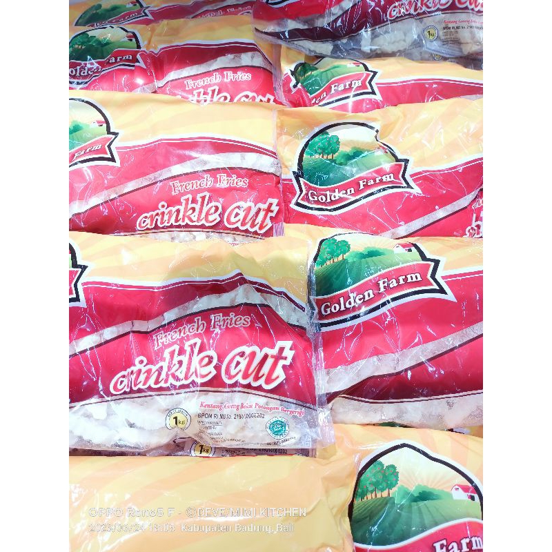 

Kentang Goldenfarm Crinkle Cut 1kg