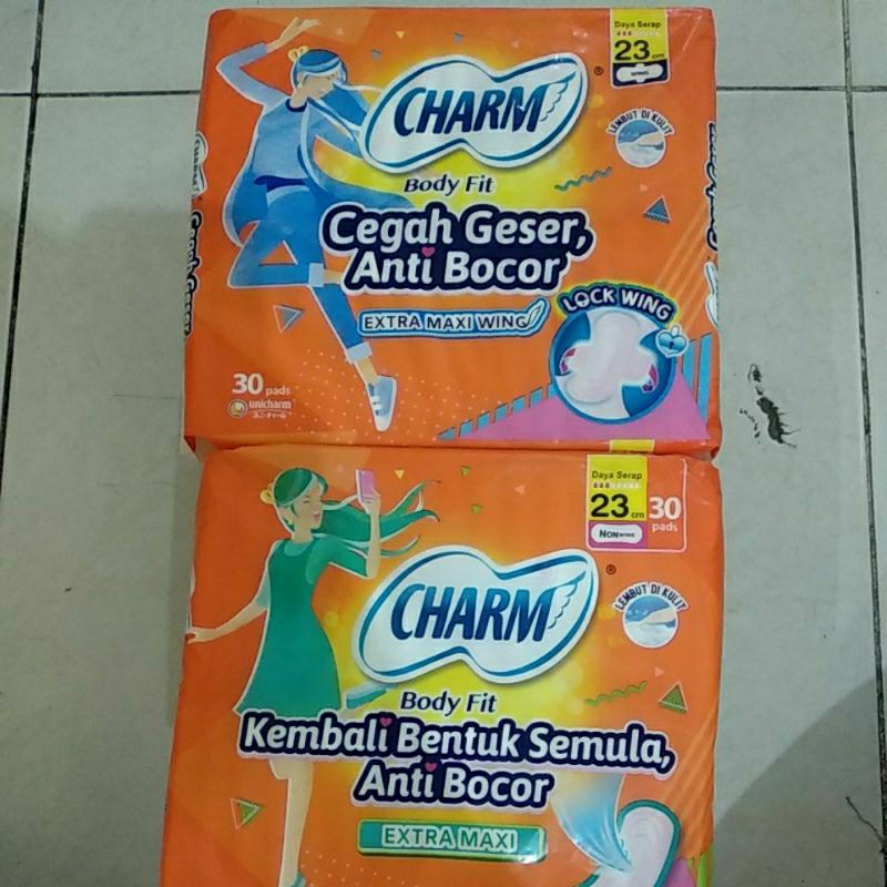charm pembalut 23 cm isi 30