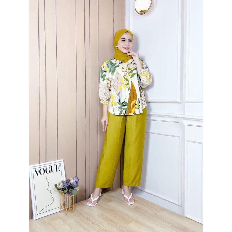 One Set Wanita Murah Kekinian | Baju wanita satu set atas bawah