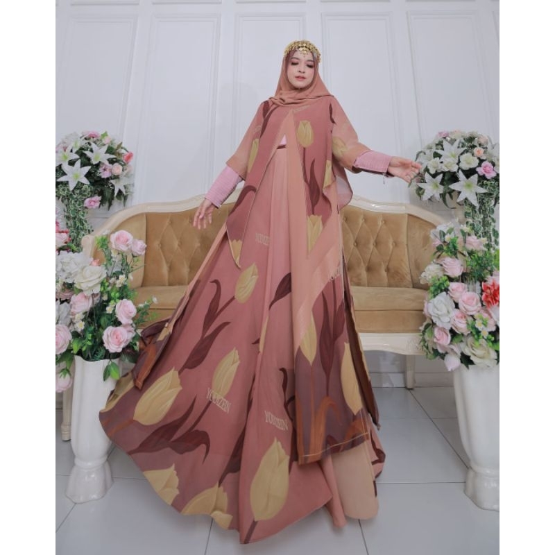 Hanifah Dress By Yodizein Syari