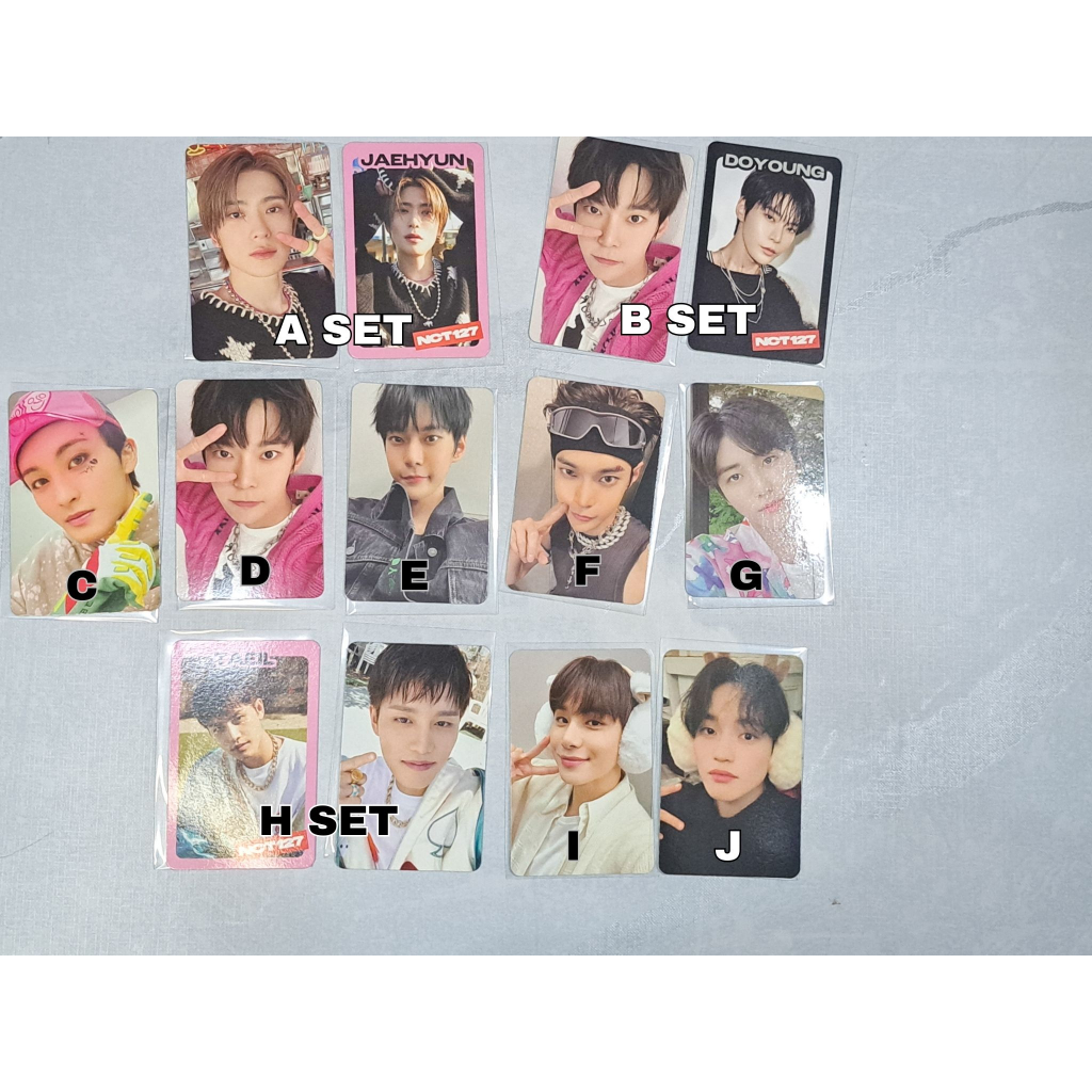 SALE PC PHOTOCARD NCT 127 NCT DREAM JAEHYUN TC AY YO SET DOYOUNG TC AY YO SET MARK SELCA TC 2 BADDIE