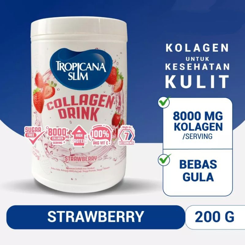 Tropicana Slim Collagen Drink Strawberry 200gr