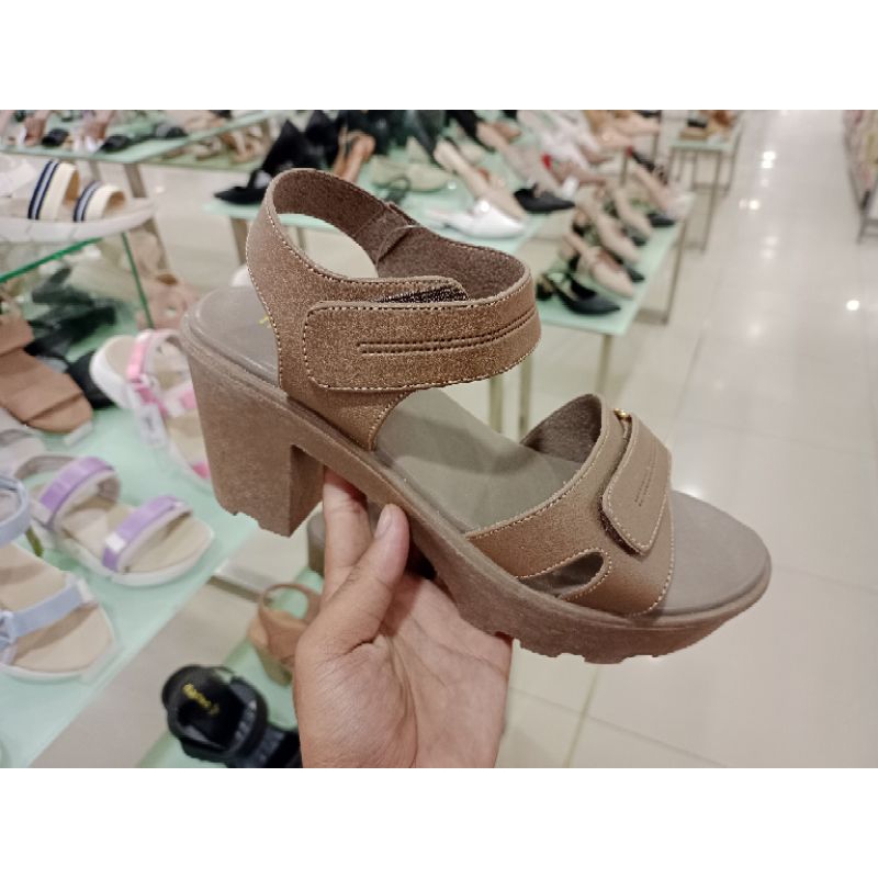 Sandal wedges wanita Tinggi 7 CM ORI FLADEO