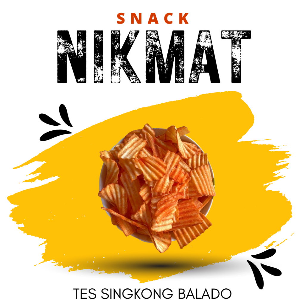 

[SNACK NIKMAT] Tes Singkong Balado / Keripik Singkong Balado / Snack Ringan Balado Gurih / Camilan Gurih Balado