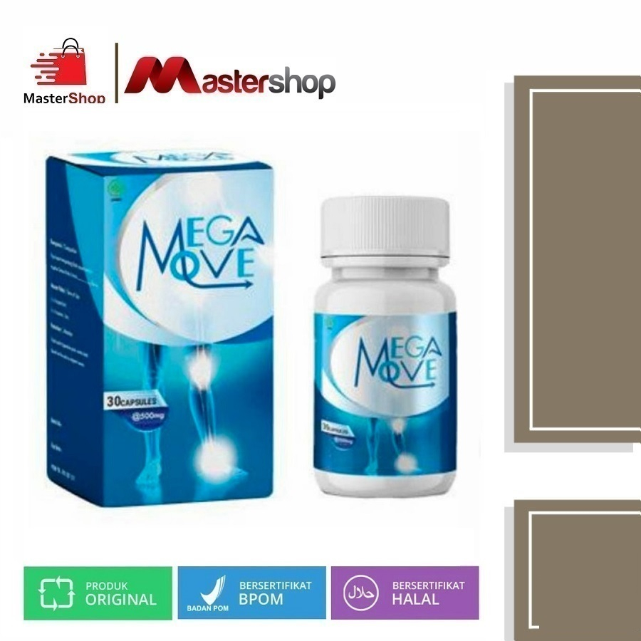 Megamove Suplemen Sendi Lutut Otot Dan Tulang Original