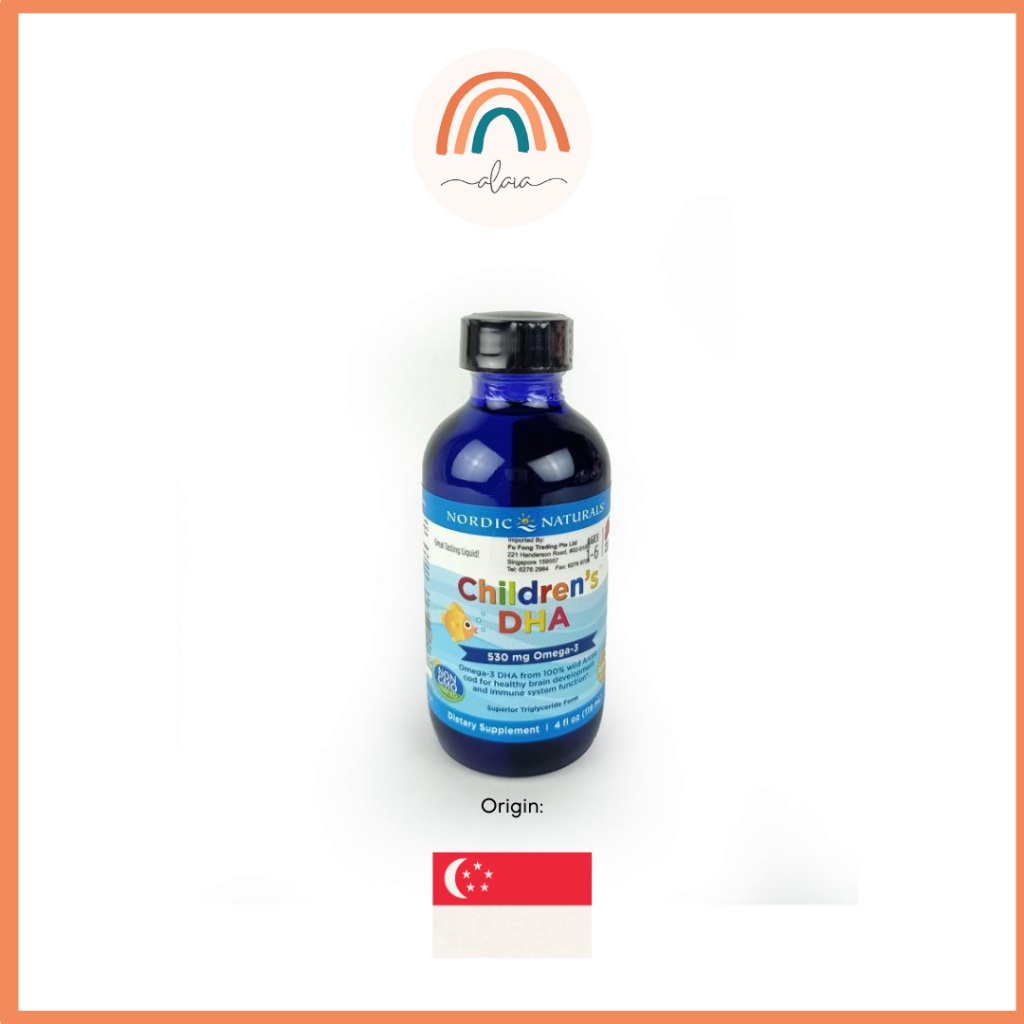 Children DHA Nordic Naturals Syrup Minyak Ikan Nomor 1 SG Suplemen Cair Anak