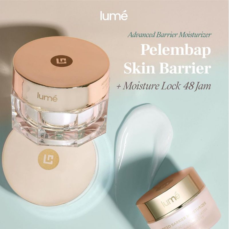 LUME Advanced Barrier Moisturizer Glowing Skincare Anti Acne Jerawat Viral Tiktok Original BPOM