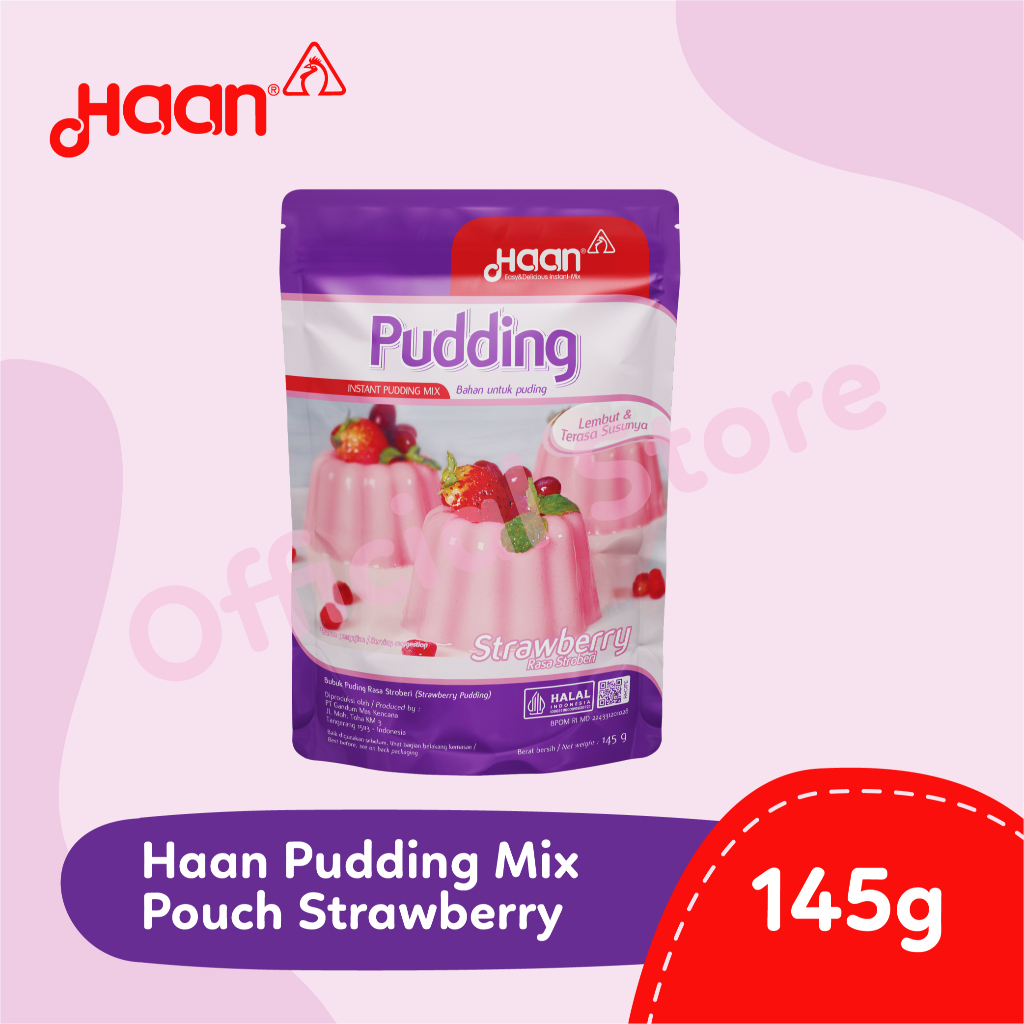 HAAN PUDDING STRAWBERRY 145gr