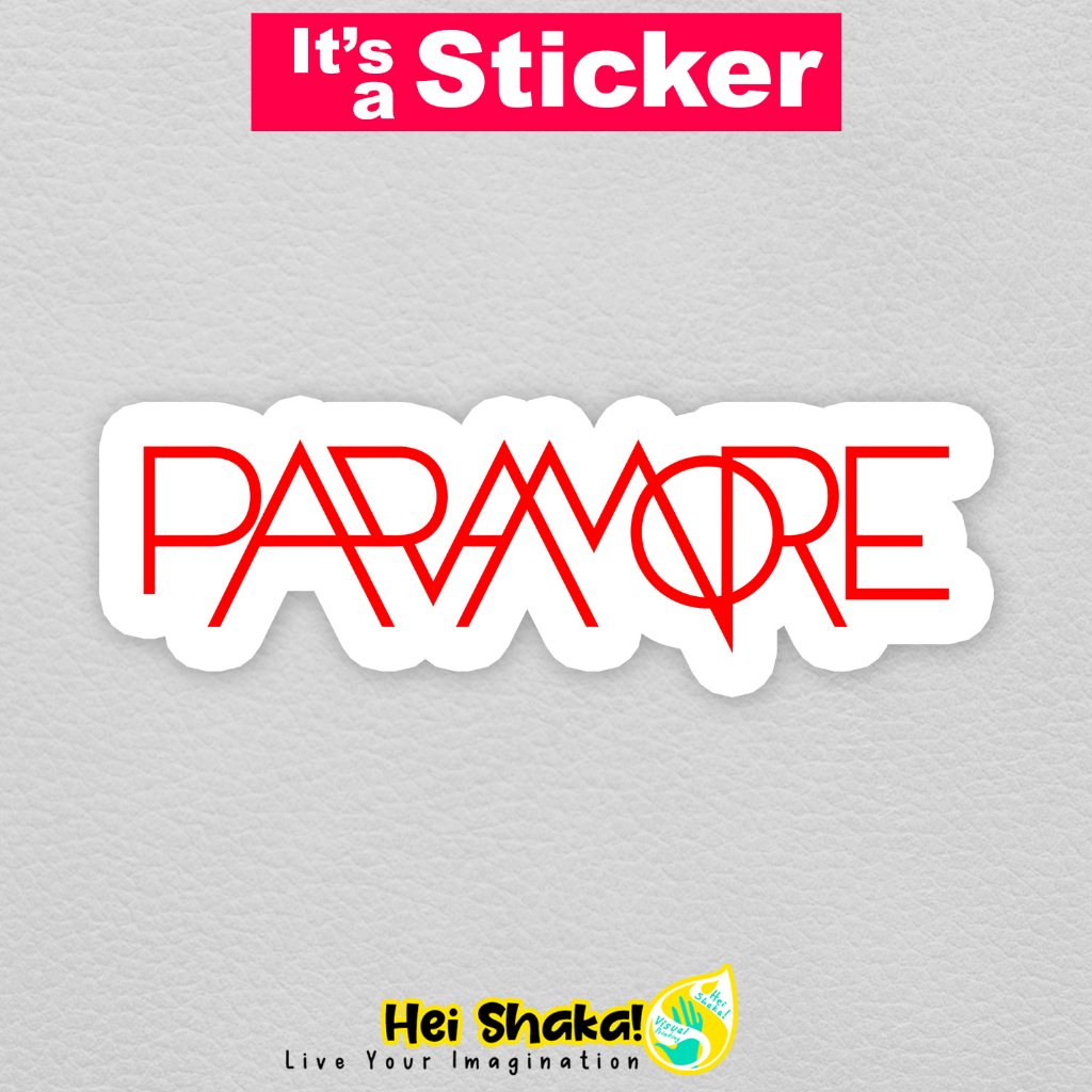 

Stiker PARAMORE Sticker Musik Band Vinyl Anti Air