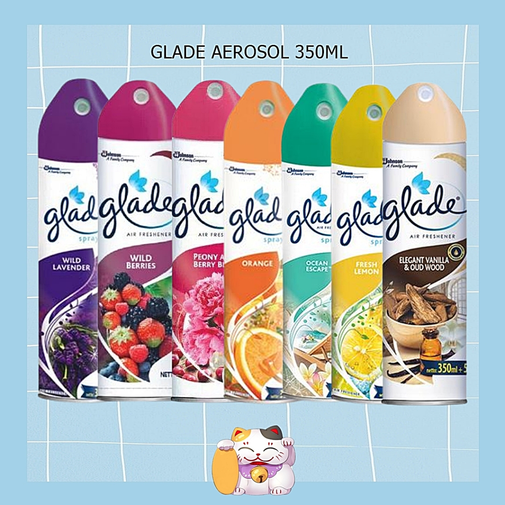 Glade Air Freshener Spray Aerosol 350ml / Glade Pengharum Ruangan