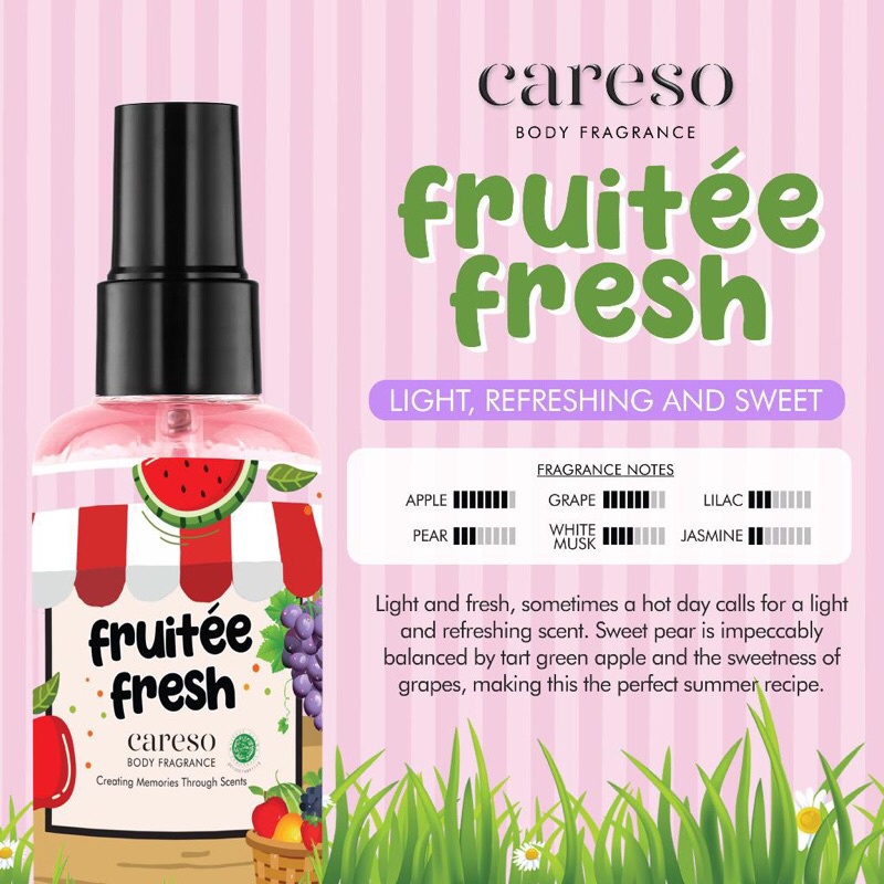 CARESO BODY FRAGRANCE / PARFUM CARESO MURAH DAN AWET TAHAN LAMA