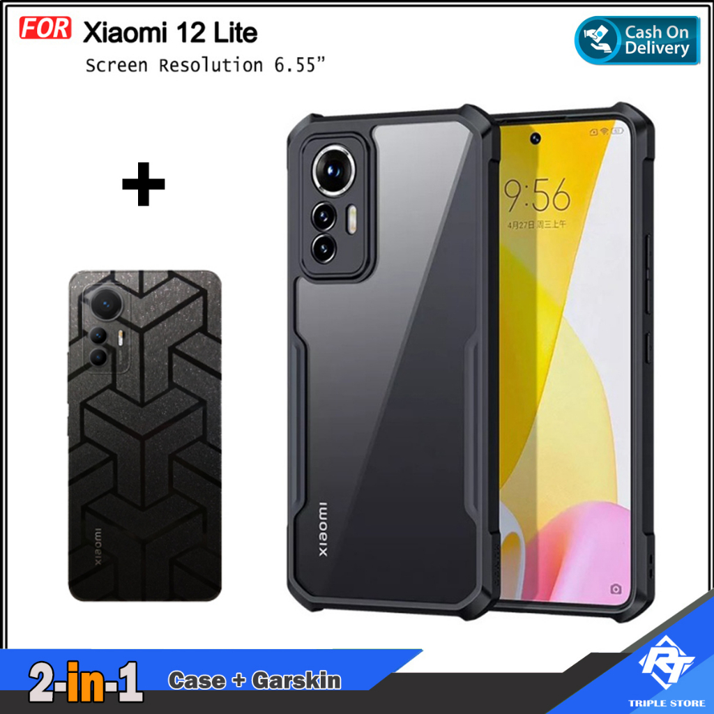 Paket 2in1 Case Garskin Xiaomi 13T 13T Pro Xiaomi 12 Lite Mi 11 Lite Mi 10T 10T Pro Mi 11 11 Pro Mi 
