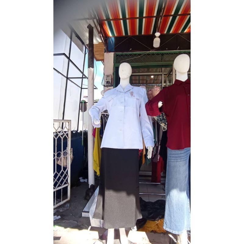 BAJU PEMDA/ BAJU BLAZER WANITA KERJA PDH MEREK REBONIA
